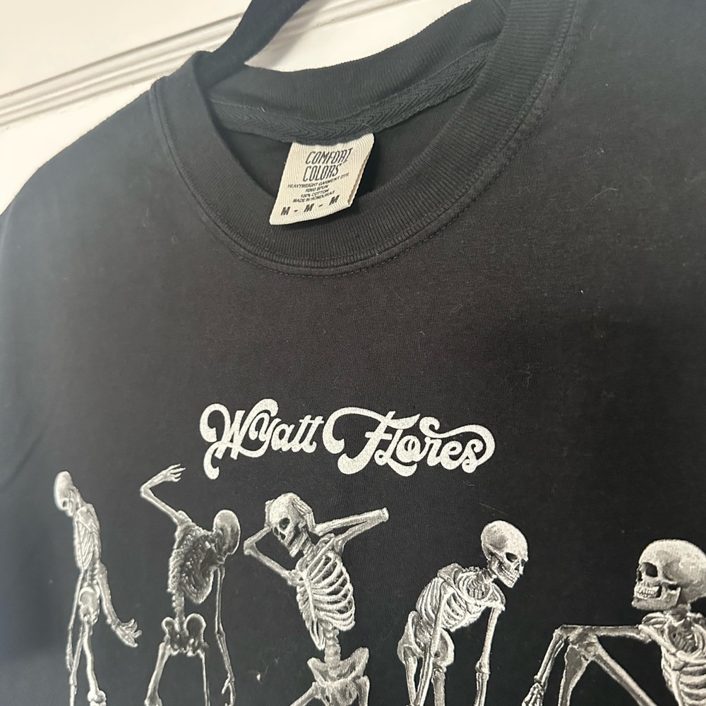Wyatt Flores Black Skeleton T-Shirt - Picture 2 of 4